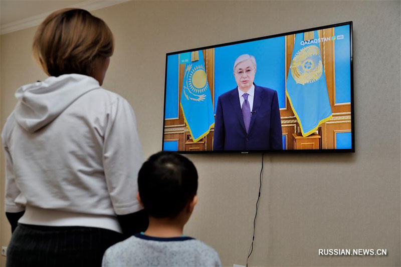 Президент Казахстана выступил с обращением к нации в связи с угрозой распространения коронавируса нового типа