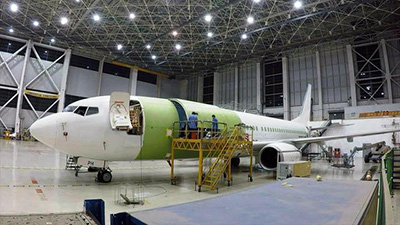 Boeing запустит новую линию по производству конвертированных грузовых самолетов 737-800 BCF в Гуанчжоу