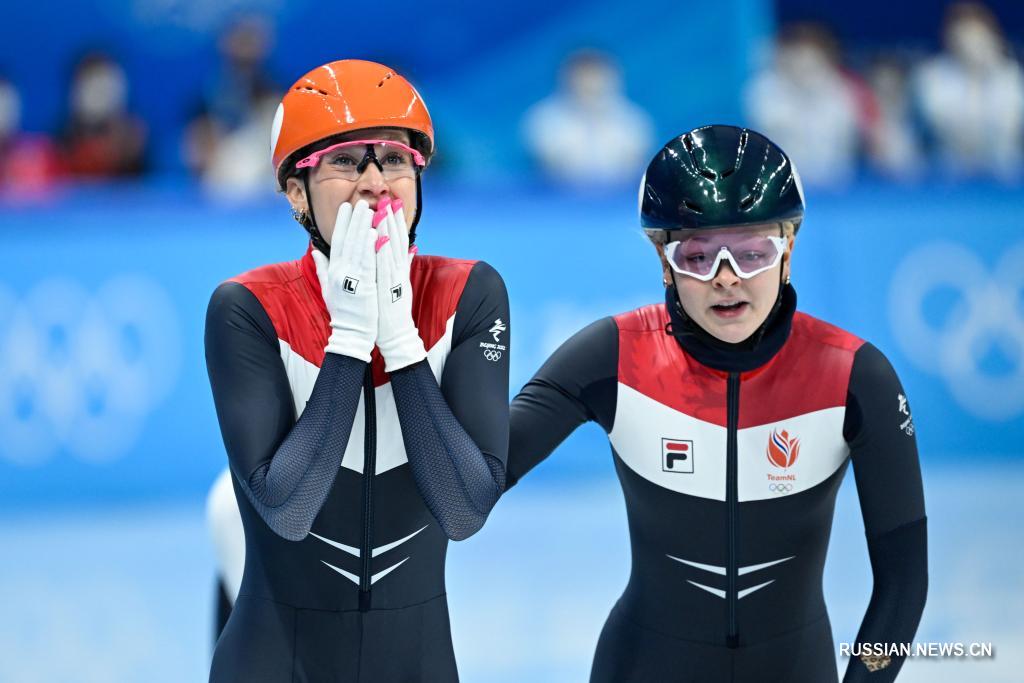 Нидерландская шорт-трекистка Сюзанне Схюлтинг установила мировой рекорд в забеге на 1 000 м на зимней Олимпиаде в Пекине