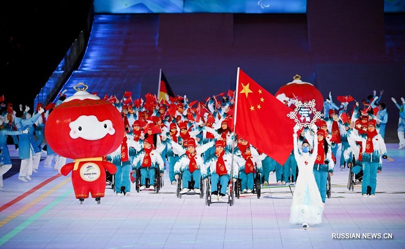 Cостоялась в Пекине церемония открытия зимних Паралимпийских игр 2022 года
