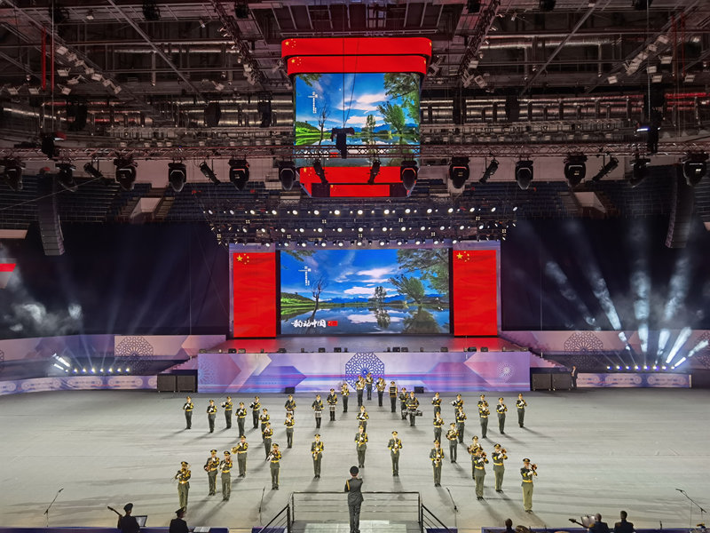 Военный оркестр НОАК принял участие в 6-м международном военно-музыкальном фестивале ШОС “Труба мира”