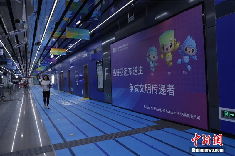 Спорт добрался до метро Ханчжоу
