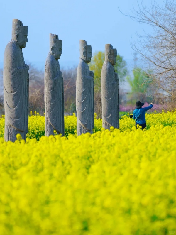 Тысячелетние каменные стражи среди пшеничных полей в Гунъи