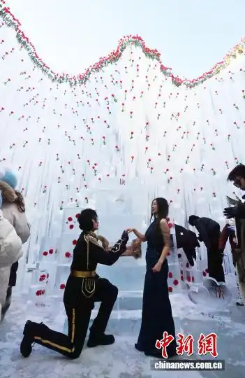 В провинции Цзилинь расцвело «ледяное сердце»