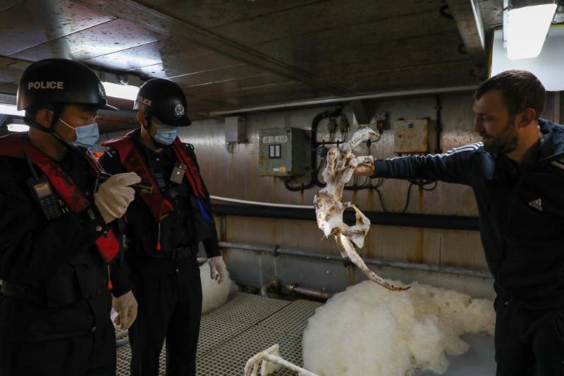 Российское судно доставило почти 100 тонн королевских крабов на восток Китая