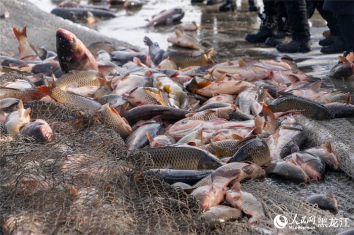 Зимний лов стартовал на пограничном озере Китая и России