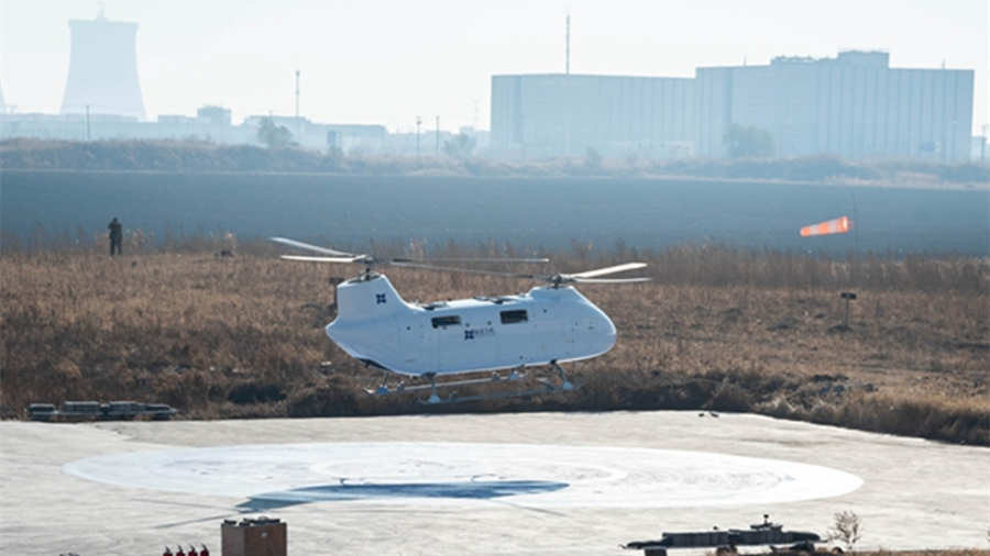 Беспилотный вертолет Boying T1400 совершил первый полет                    Недавно китайский беспилотный вертолет продольной схемы Boying T1400 успешно совершил первый полет в городе Харбин провинции Хэйлунцзян