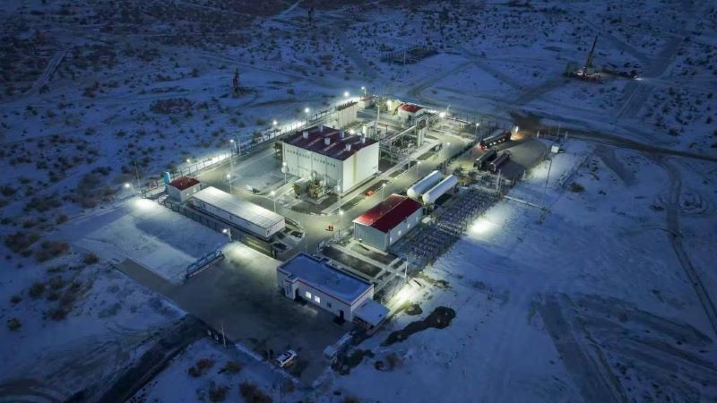 Синьцзянское нефтяное месторождение первым в Китае вышло на миллионный уровень по объему закачки углекислого газа