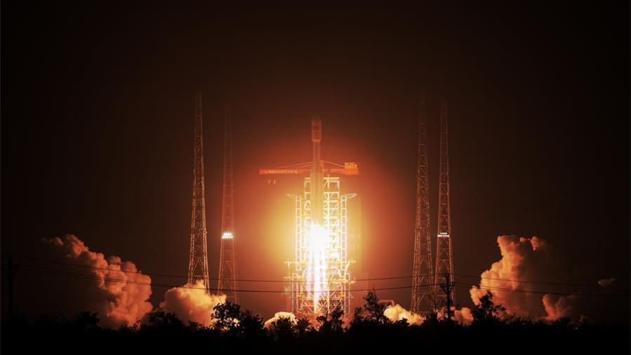 Китайская ракета-носитель "Чанчжэн-8" вывела на орбиту новые интернет-спутники                    Ракета-носитель "Чанчжэн-8" /Long March-8/ с группой из 18 интернет-спутников во вторник успешно стартовала с коммерческого космодрома, расположенного в провинции Хайнань на юге Китая.